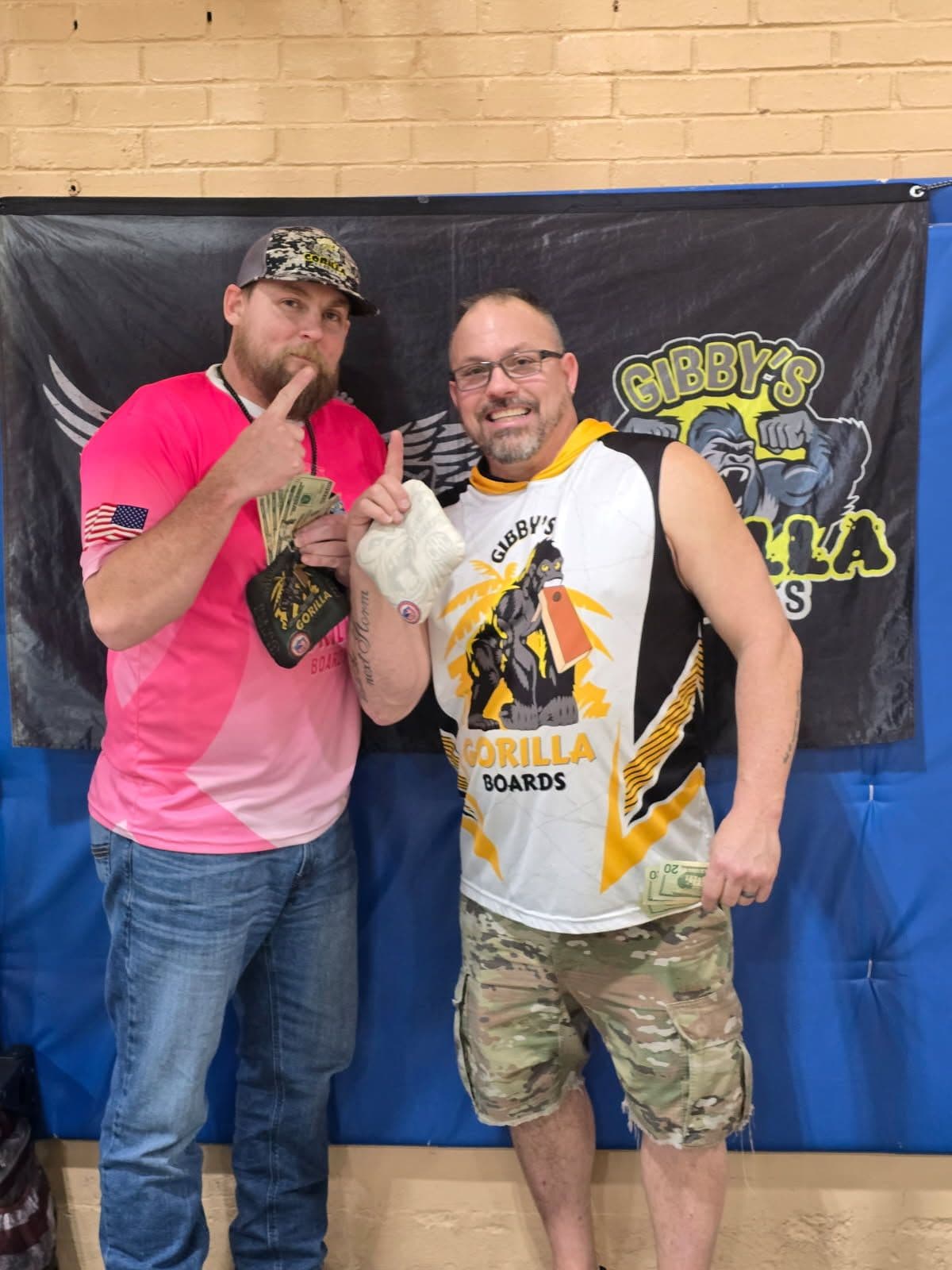 Past Gibby's Gorilla Boards tournament winners