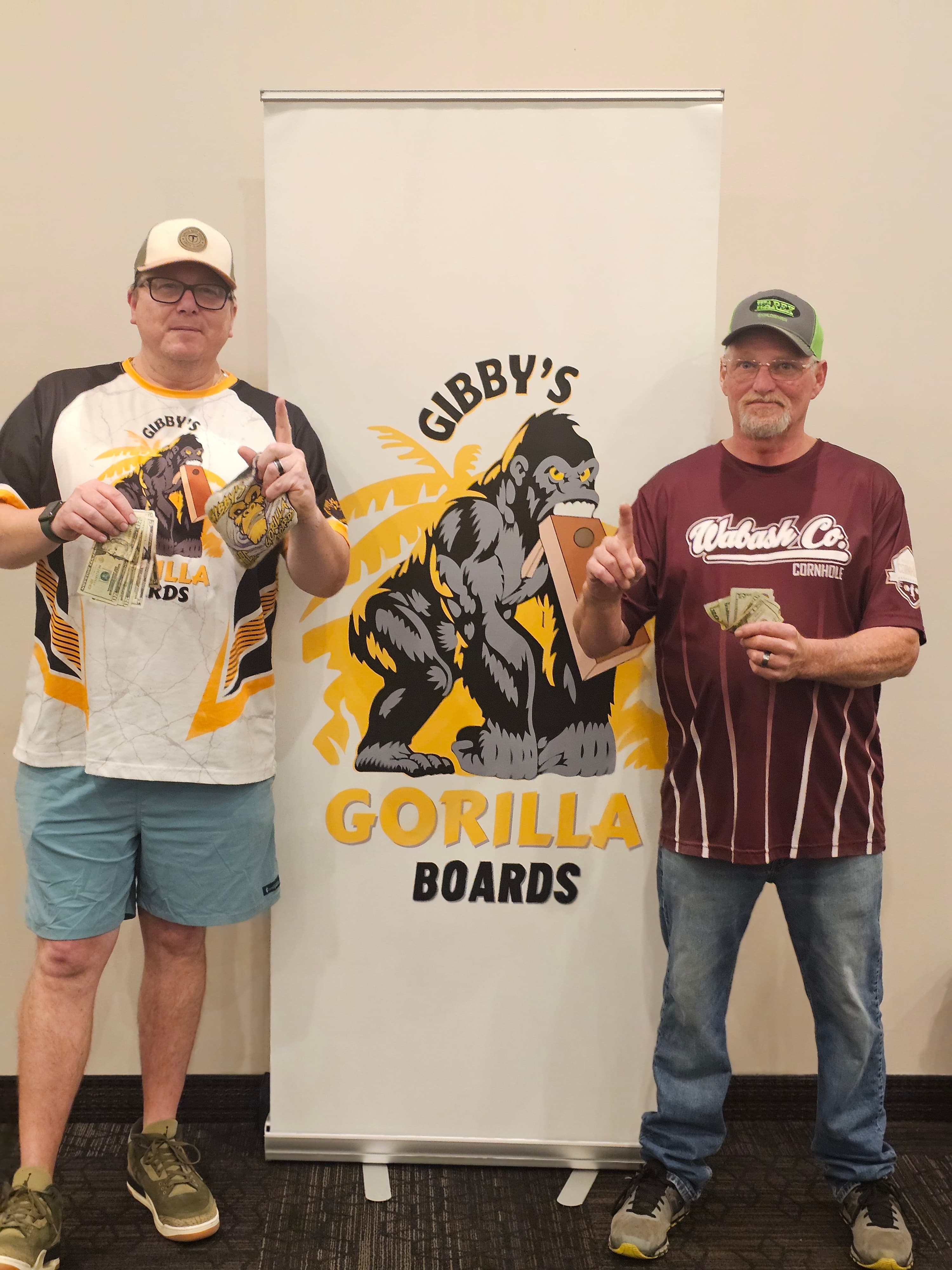 Past Gibby's Gorilla Boards tournament winners