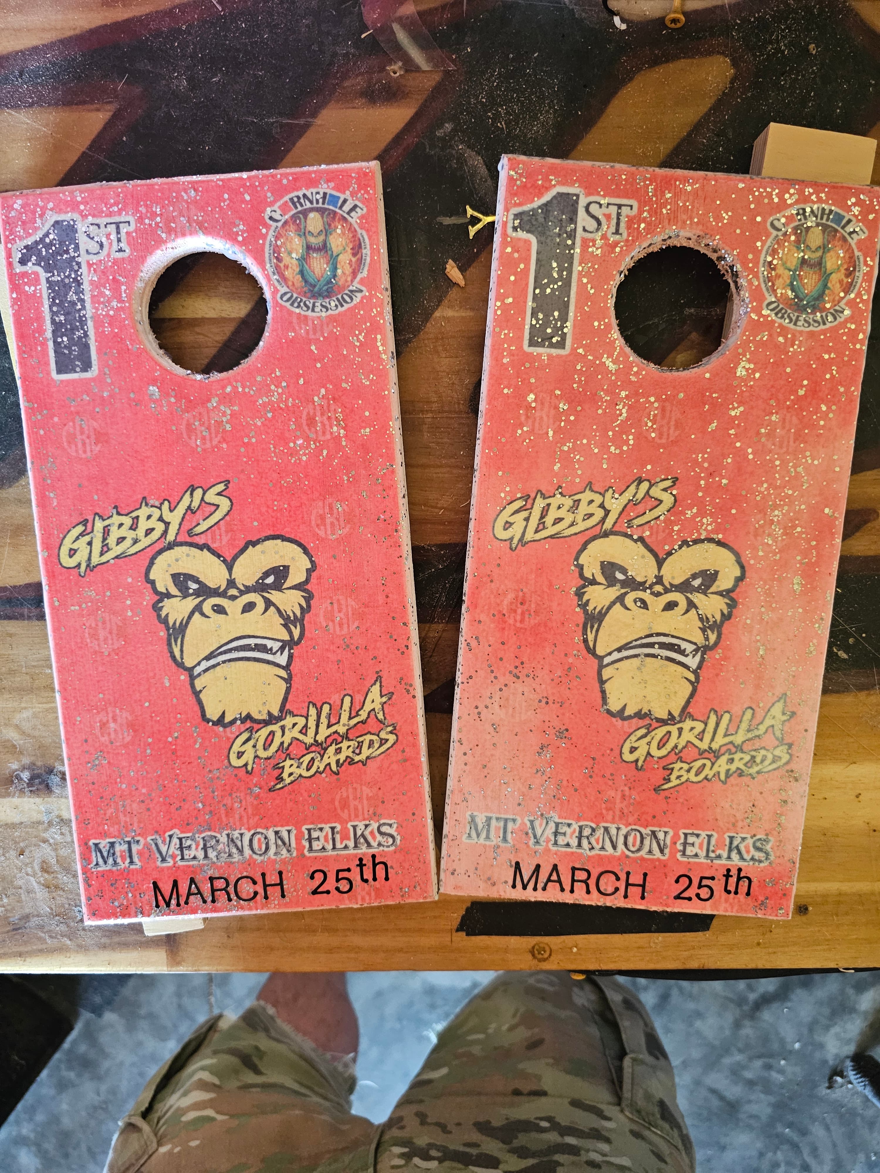Past Gibby's Gorilla Boards tournament winners