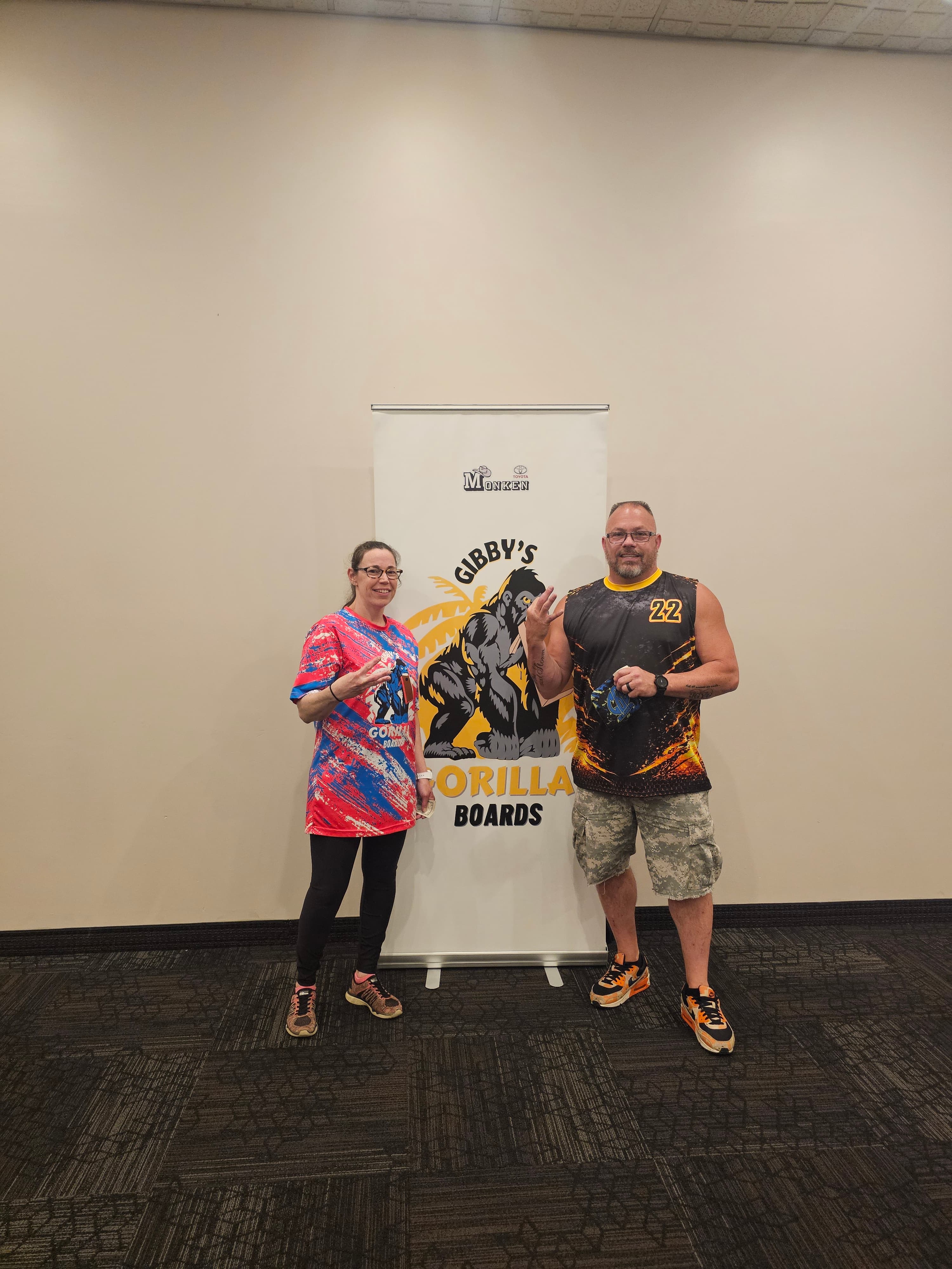 Past Gibby's Gorilla Boards tournament winners