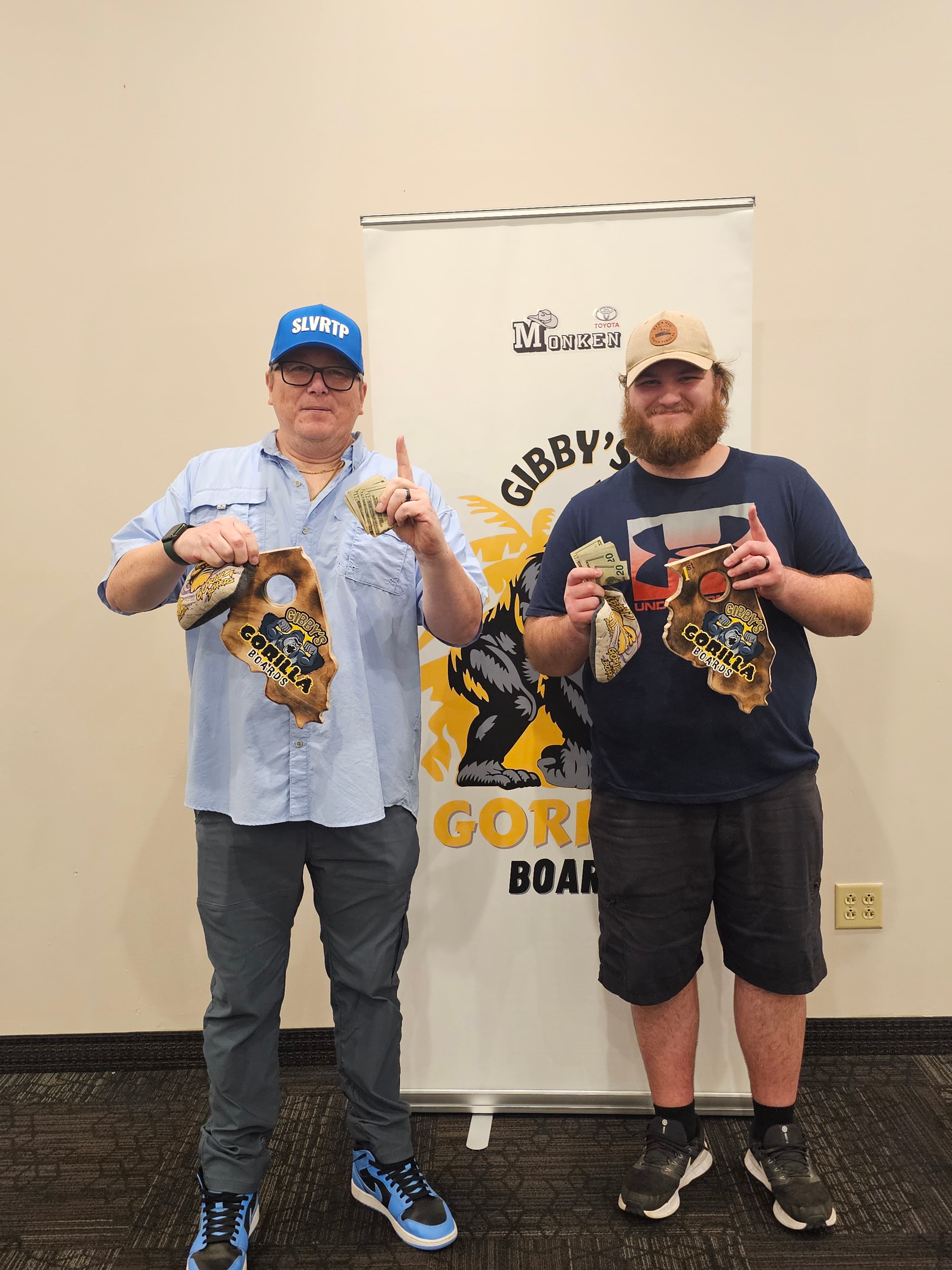 Past Gibby's Gorilla Boards tournament winners