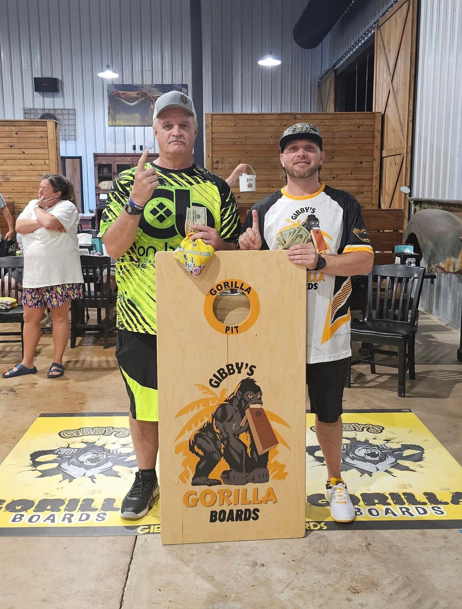 Past Gibby's Gorilla Boards tournament winners